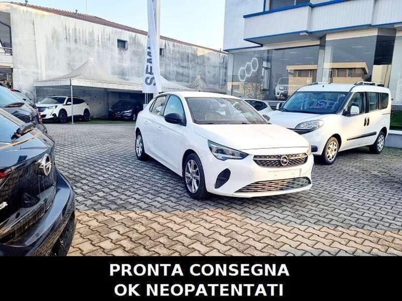 Bianco Usata 2021 Opel Corsa Elegance Tre volumi | 9490 € (Super prezzo) - Immagine 1/4