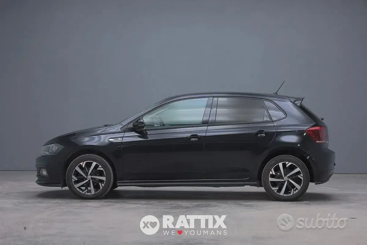 Usata VW Polo Highline 95 CV (69 kW) 2018 Nero Utilitaria