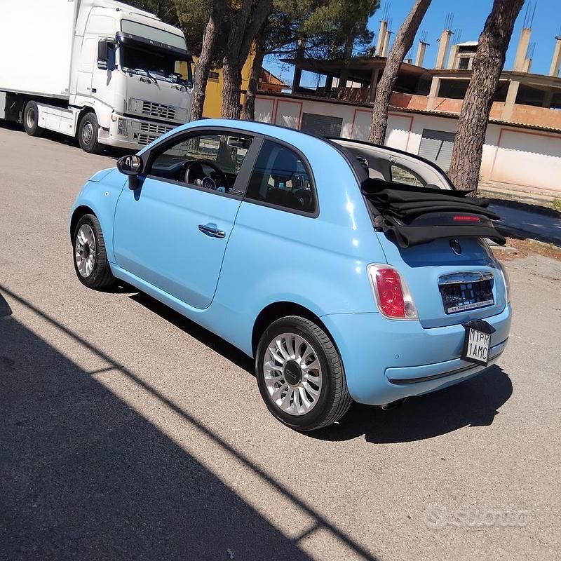Usata Fiat Cinquecento 69 CV (50 kW) 2013 Blu Utilitaria