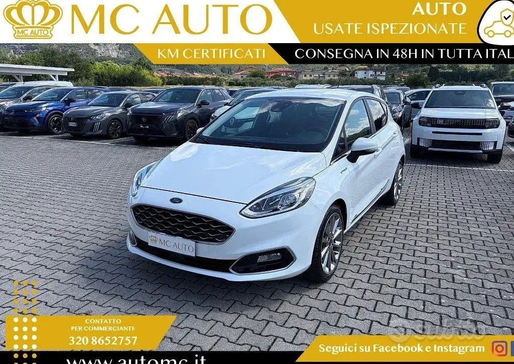 Usata Ford Fiesta Vignale 101 CV (74 kW) 2018 Bianco Utilitaria