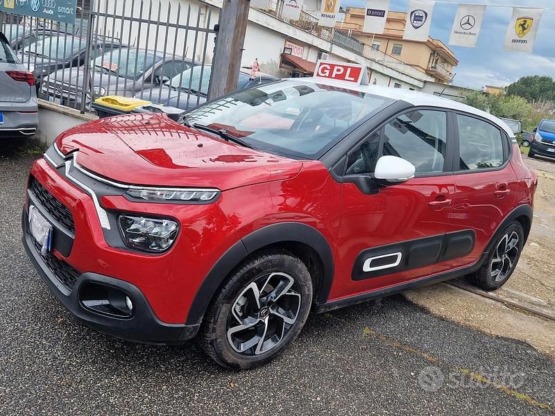 Rosso Usata 2024 Citroën C3 Due volumi | 12.600 € (Ottimo prezzo) - Immagine 1/4