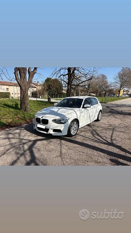 Usata BMW 116 M Sport 116 CV (85 kW) 2015 Bianco Utilitaria