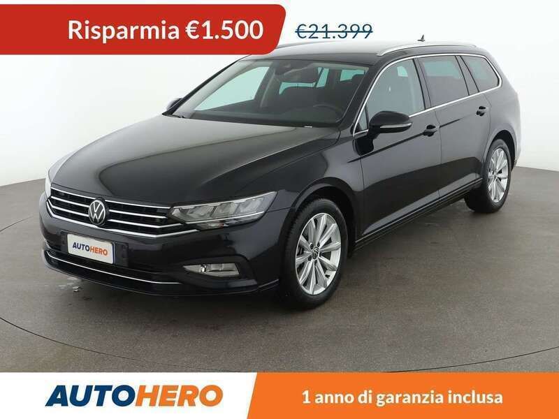 Nero Usata 2022 VW Passat Business Station wagon | 18.399 € (Ottimo prezzo) - Immagine 1/3