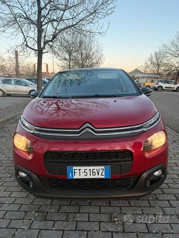 Usata Citroën C3 Feel 83 CV (61 kW) 2019 Rosso Utilitaria
