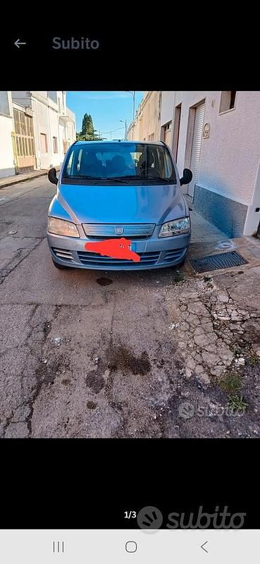 Usata Fiat Multipla 103 CV (75 kW) 2009 Blu Monovolume