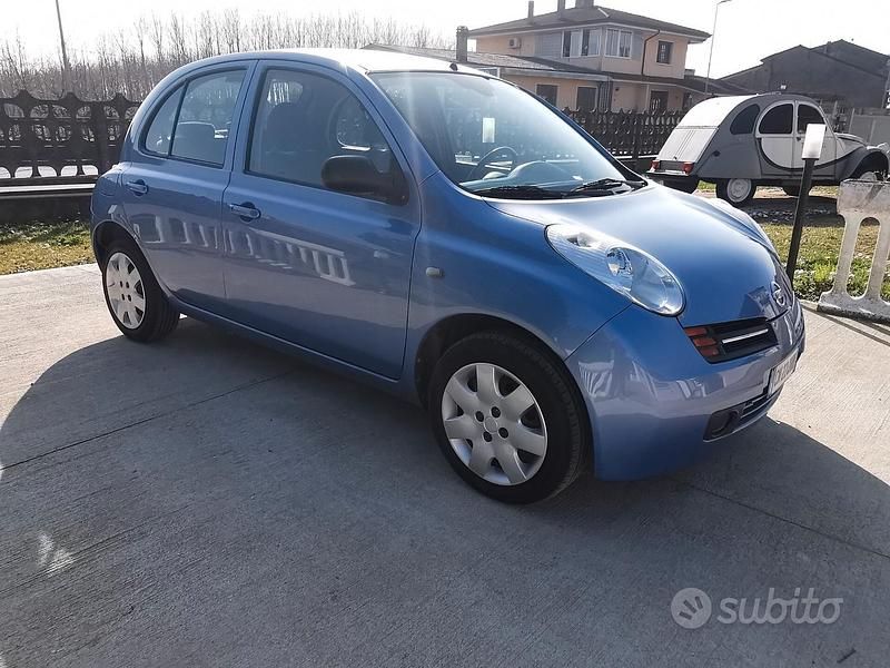 Usata Nissan Micra Acenta 80 CV (58 kW) 2004 Blu Utilitaria