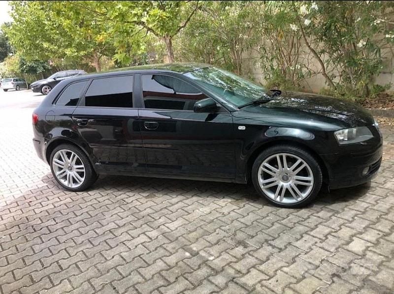 Usata Audi A3 105 CV (77 kW) 2008 Nero Utilitaria
