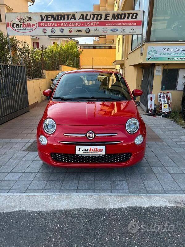 Usata Fiat 500 Lounge 70 CV (51 kW) 2021 Rosso Berlina