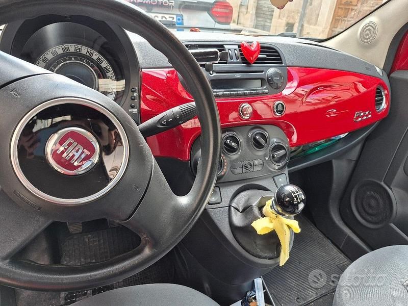 Usata Fiat 500 Pop 69 CV (50 kW) 2008 Rosso Berlina