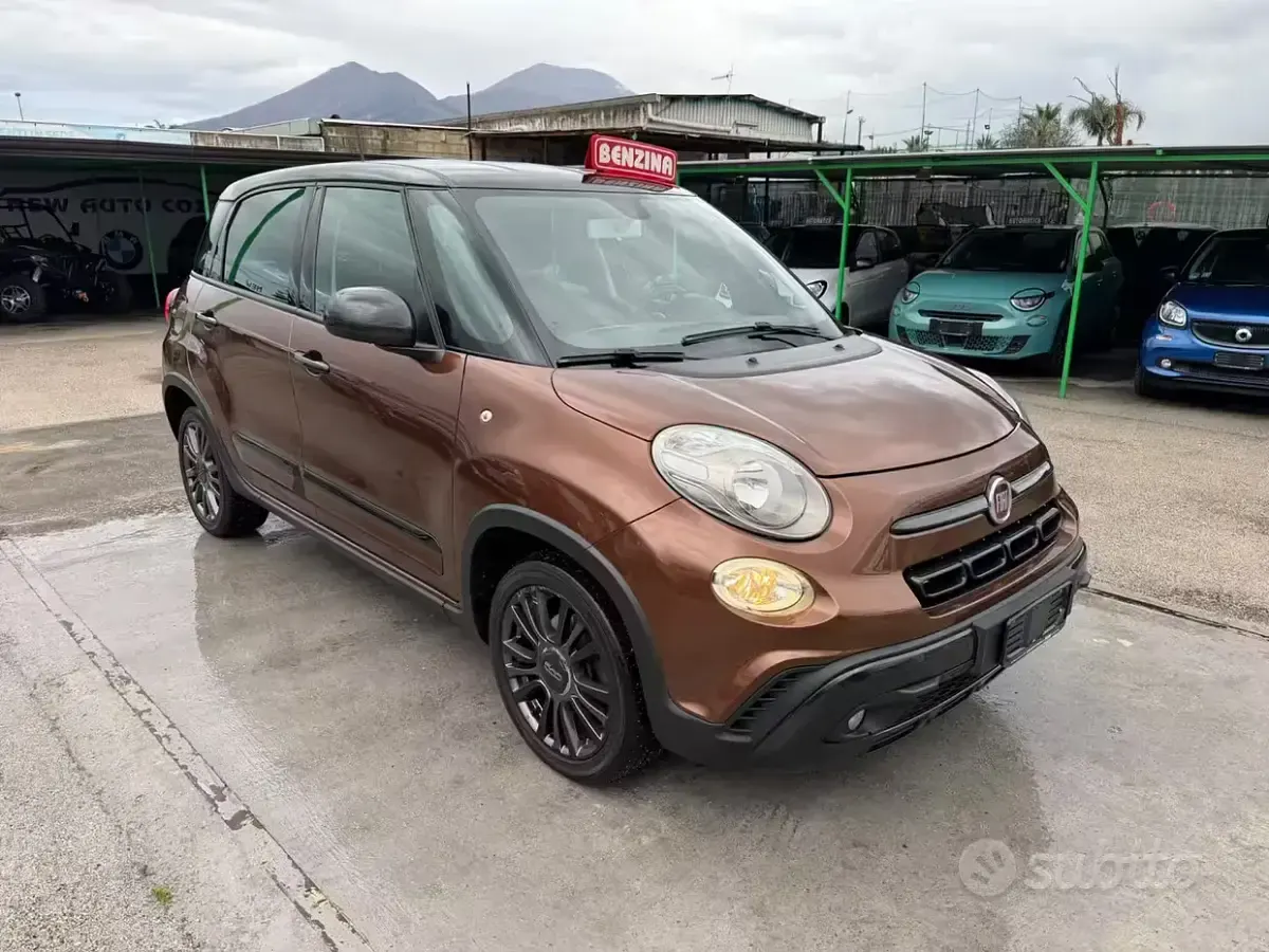 Usata Fiat 500L Cross 95 CV (69 kW) 2018 Marrone Monovolume