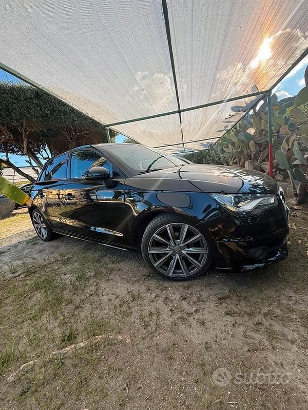 Usata Audi A1 S-Line 90 CV (66 kW) 2015 Nero Utilitaria