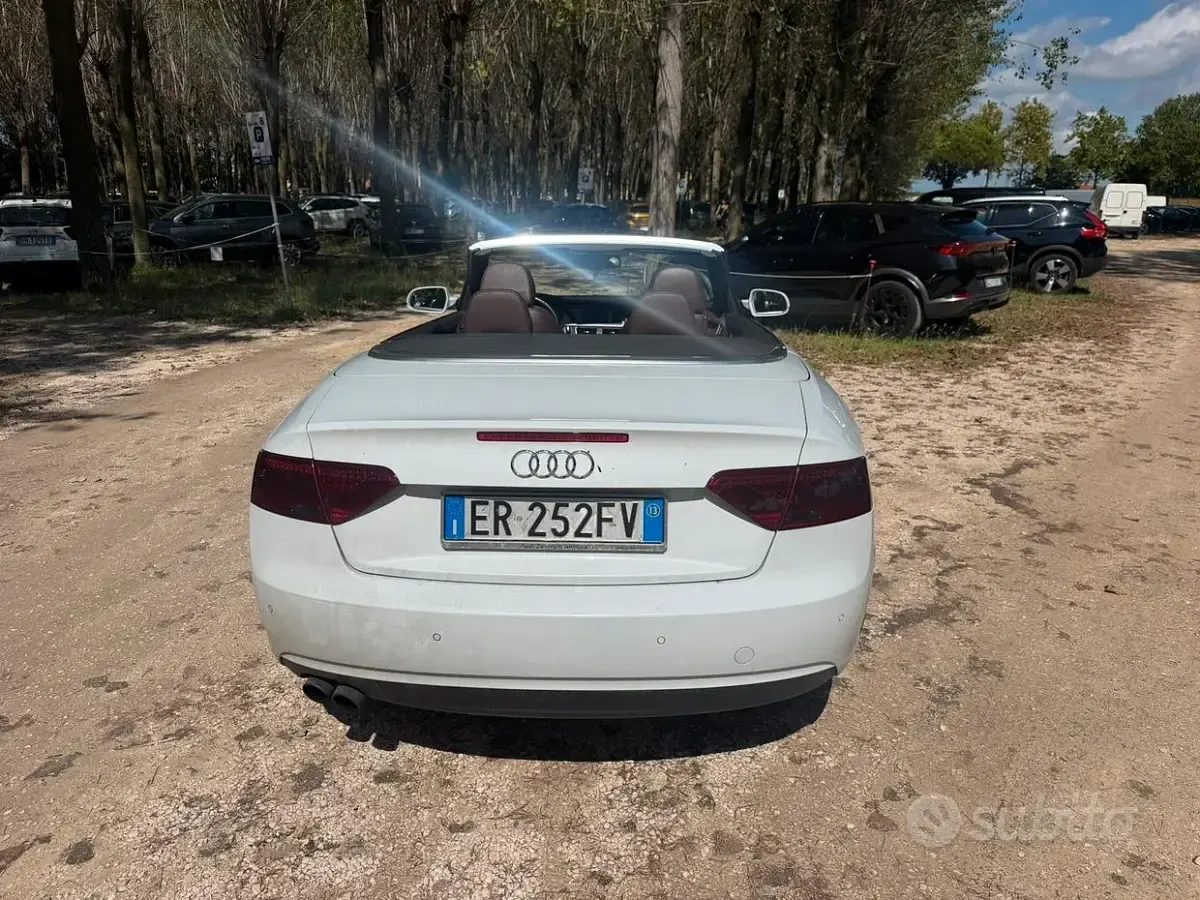 Usata Audi A5 Cabriolet 2013 Bianco Cabrio