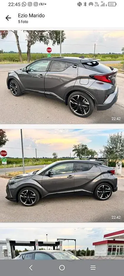 Usata Toyota C-HR Sport 152 CV (111 kW) 2022 Grigio SUV