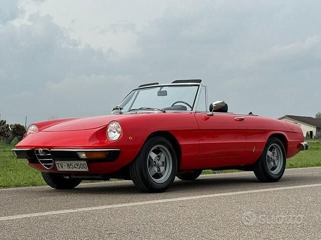 Usata Alfa Romeo GT Junior 1970 Rosso Cabrio