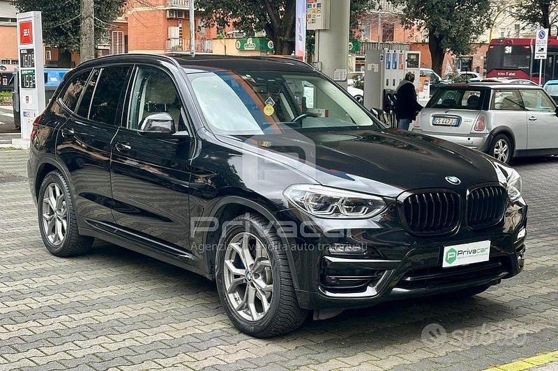 Usata BMW X3 xLine 190 CV (139 kW) 2021 Nero SUV