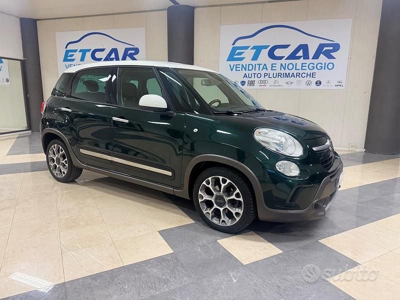 Usata Fiat 500L Trekking 105 CV (77 kW) 2014 Verde Monovolume