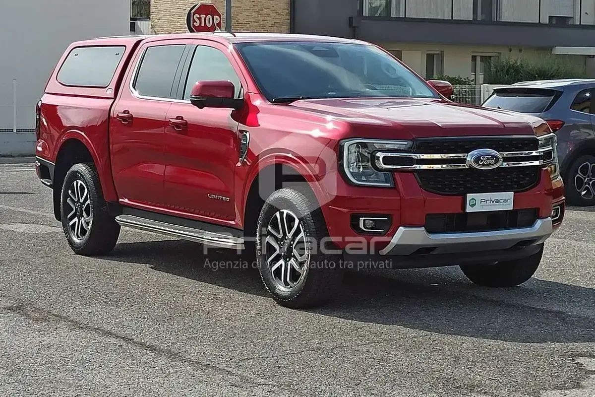 Usata Ford Ranger Limited 204 CV (150 kW) 2023 Rosso Pick-up
