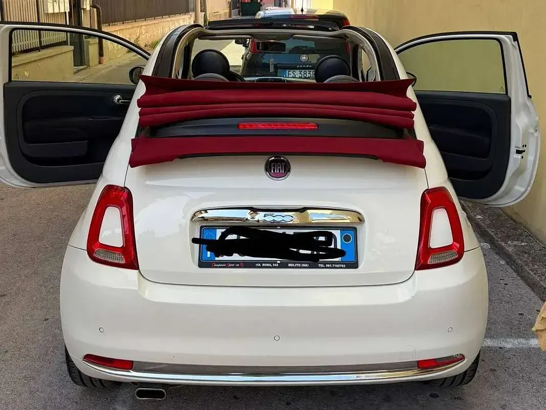 Usata Fiat 500C Pop 69 CV (50 kW) 2016 Bianco Cabrio
