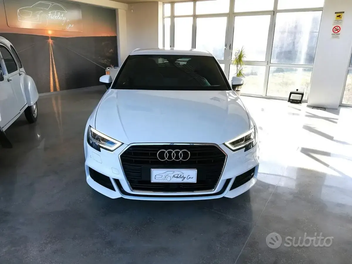 Usata Audi A3 S-Line 116 CV (85 kW) 2020 Bianco Berlina