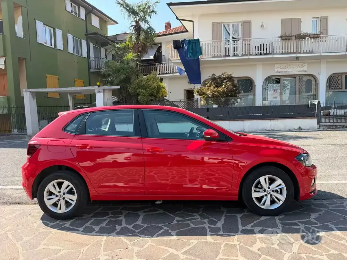 Usata VW Polo Highline 80 CV (58 kW) 2019 Rosso Utilitaria