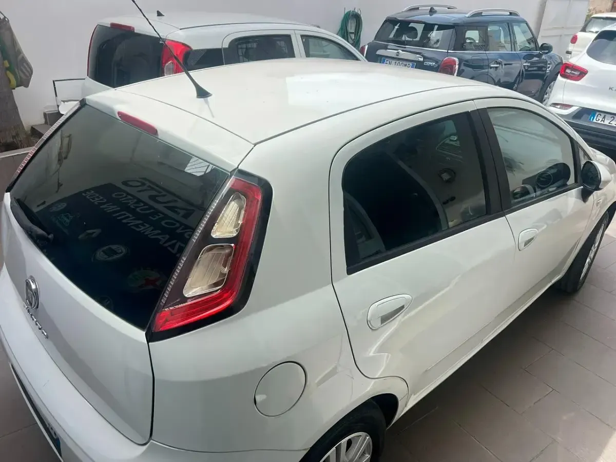 Usata Fiat Punto Lounge 85 CV (62 kW) 2014 Bianco Utilitaria