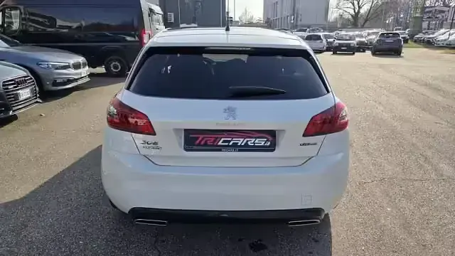 Usata Peugeot 308 GT-line 131 CV (96 kW) 2019 Bianco Berlina