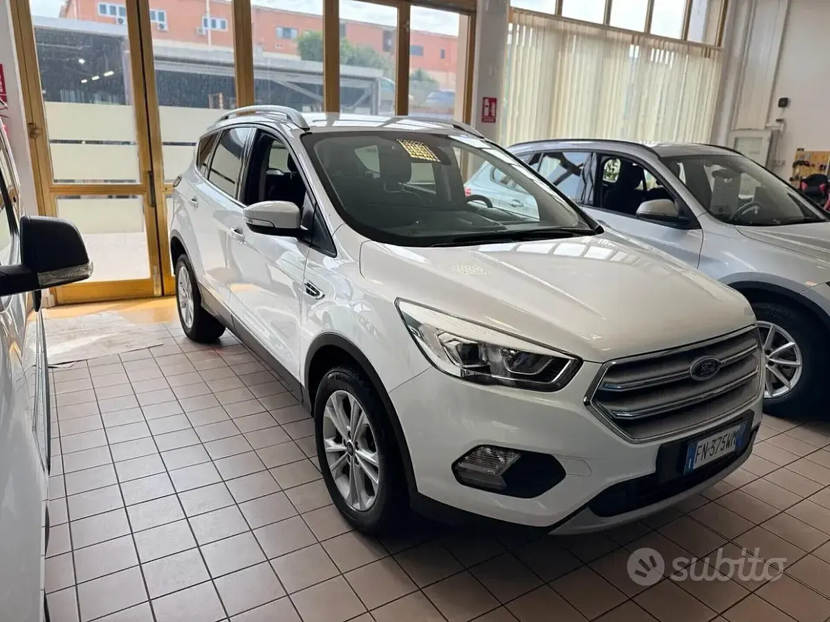 Usata Ford Kuga Titanium 120 CV (88 kW) 2018 Bianco SUV