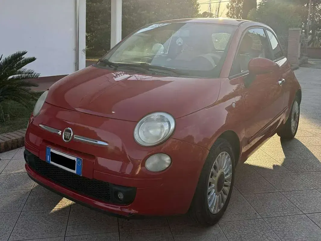 Usata Fiat 500 Pop 69 CV (50 kW) 2009 Rosso Cabrio