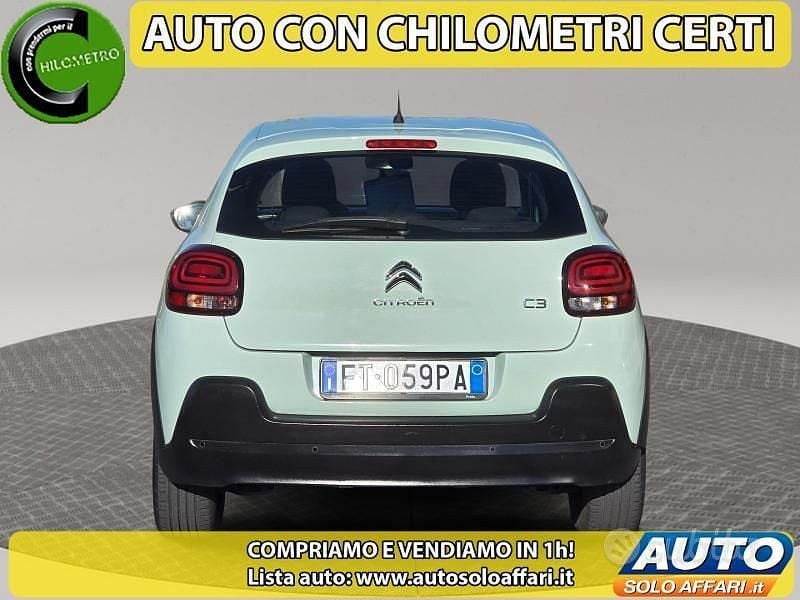 Usata Citroën C3 Feel 83 CV (61 kW) 2019 Verde Utilitaria