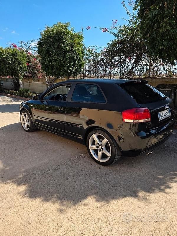 Usata Audi A3 140 CV (102 kW) 2008 Nero Utilitaria
