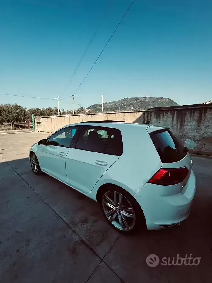 Usata VW Golf VII 150 CV (110 kW) 2016 Bianco Berlina