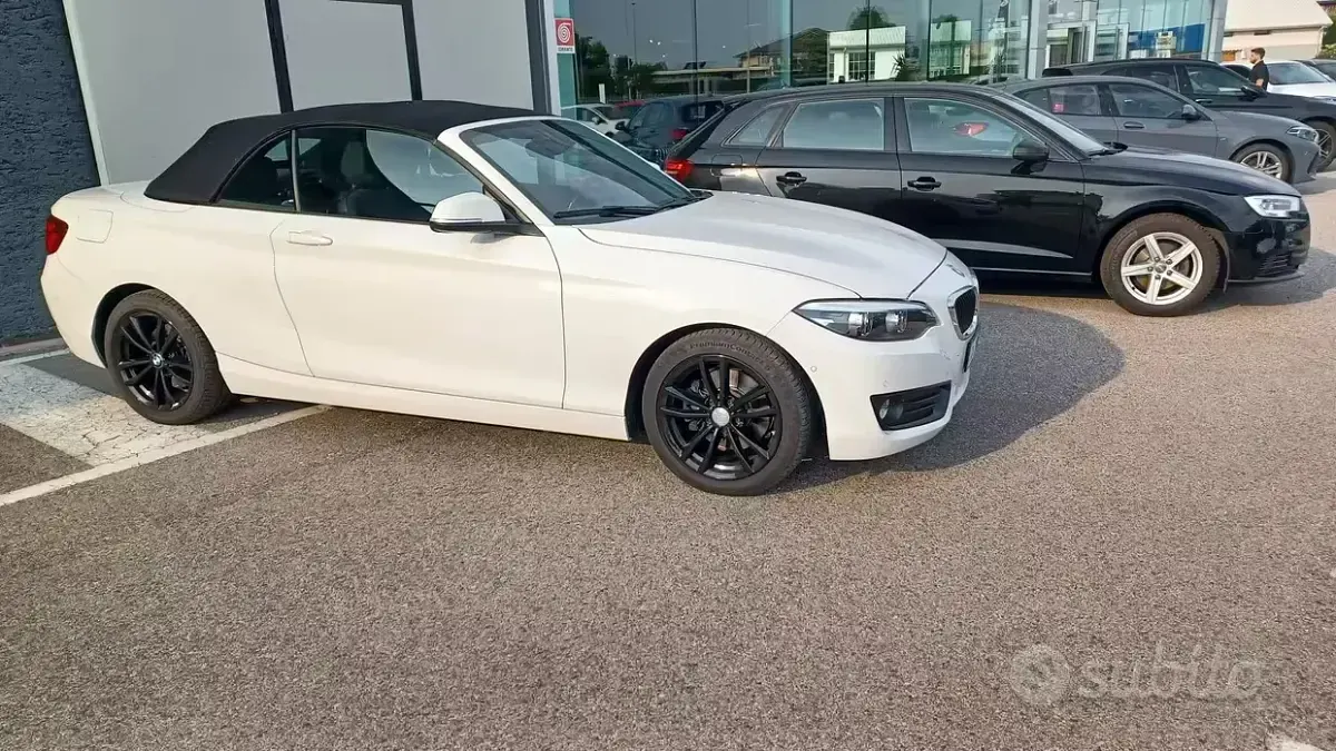 Usata BMW 220 184 CV (135 kW) 2020 Bianco Cabrio