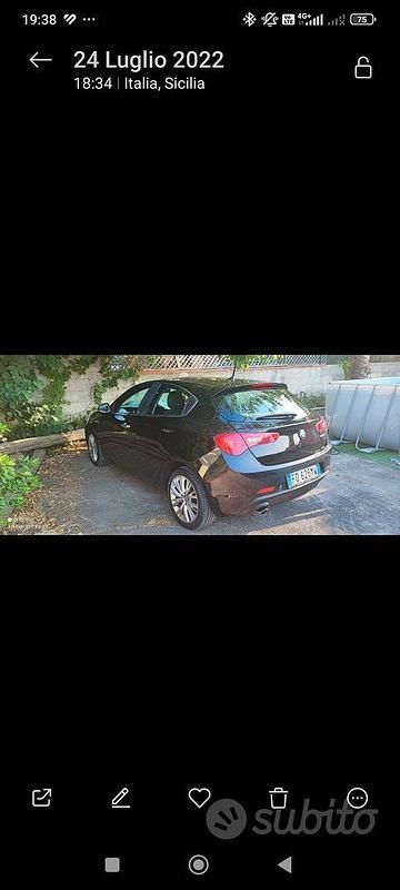 Usata Alfa Romeo Giulietta 120 CV (88 kW) 2016 Nero Berlina