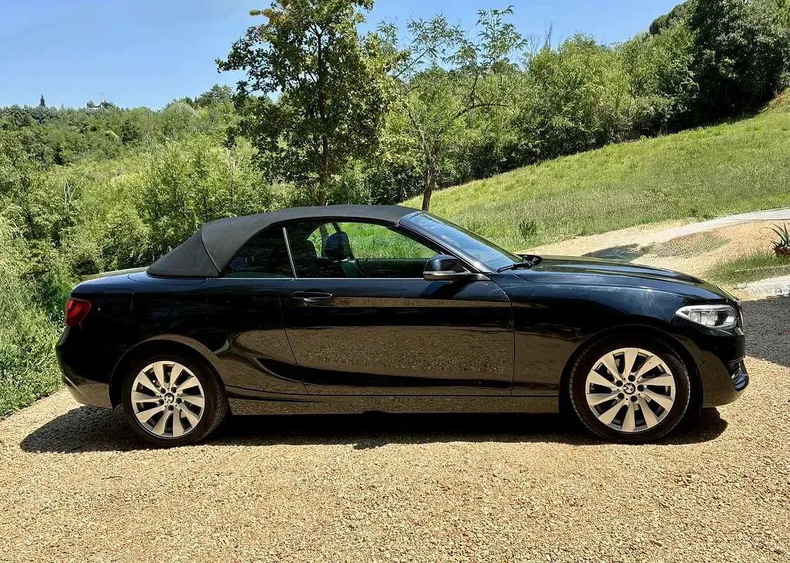 Usata BMW 220 184 CV (135 kW) 2015 Nero Cabrio