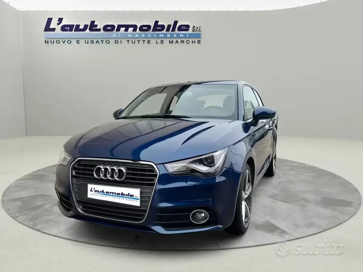 Usata Audi A1 Ambition 105 CV (77 kW) 2011 Blu Utilitaria