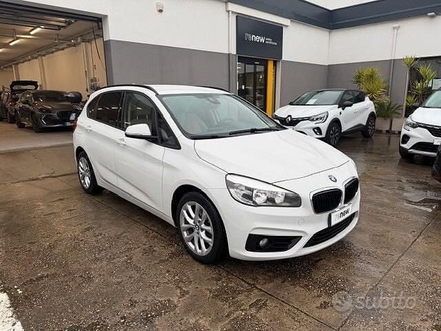 Usata BMW 216 Active Tourer Advantage 115 CV (84 kW) 2018 Bianco Monovolume