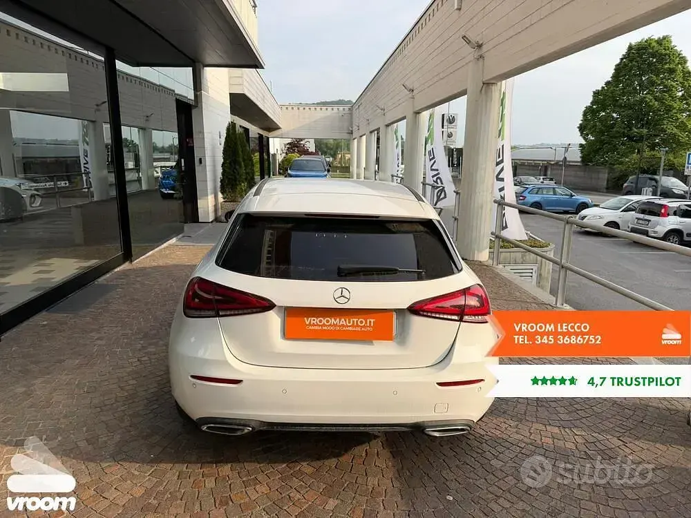 Usata Mercedes A180 136 CV (100 kW) 2021 Bianco Berlina