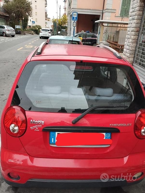 Usata Chevrolet Matiz 52 CV (38 kW) 2009 Rosso Utilitaria