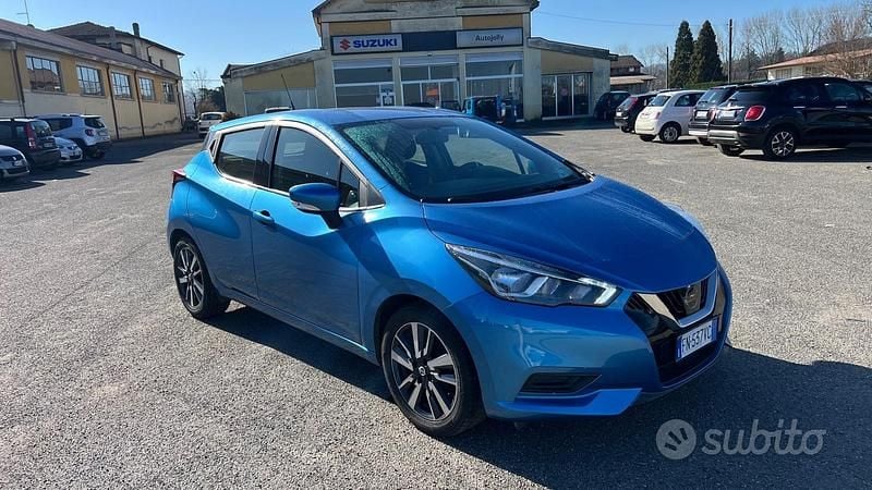 Usata Nissan Micra 70 CV (51 kW) 2018 Blu Utilitaria