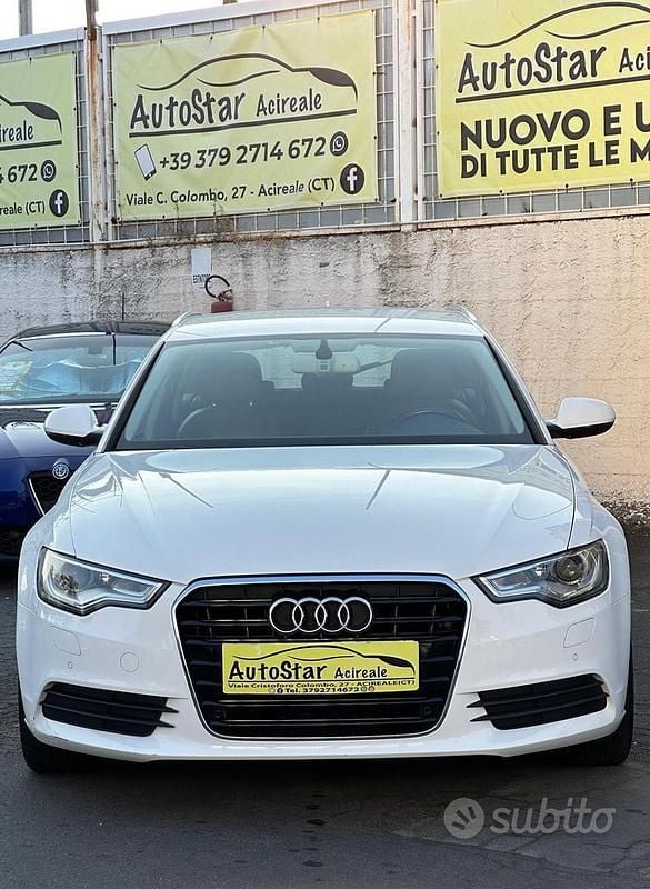Usata Audi A6 Advanced 190 CV (139 kW) 2014 Bianco Station wagon