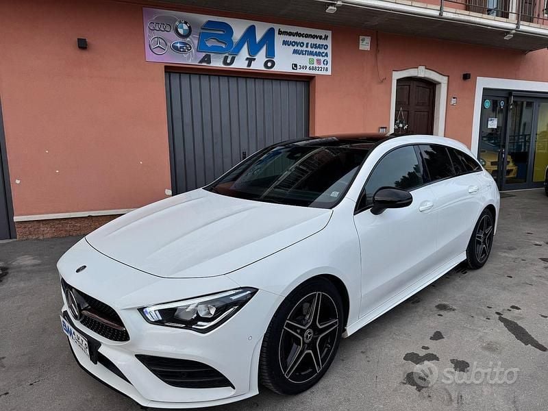 Usata Mercedes CLA200 Shooting Brake Premium 150 CV (110 kW) 2020 Bianco Station wagon