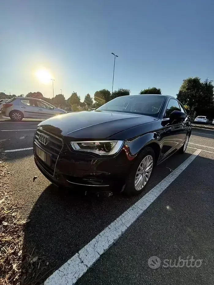 Usata Audi A3 Attraction 150 CV (110 kW) 2014 Nero Berlina