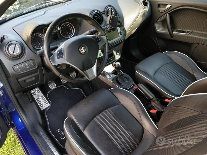 Usata Alfa Romeo MiTo Quadrifoglio Verde 170 CV (125 kW) 2013 Blu Utilitaria