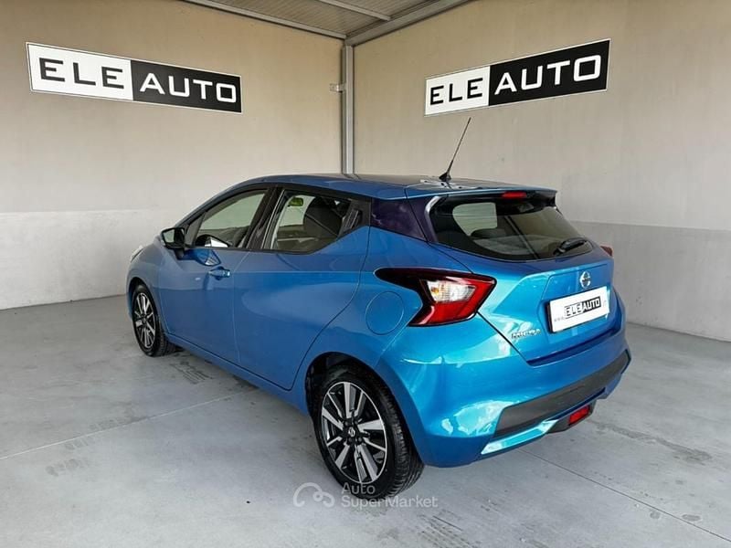 Second-hand Nissan Micra Acenta 71 CP (52 kW) 2019 Albastru Hatchback