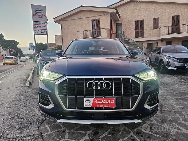 Usata Audi Q3 Advanced 150 CV (110 kW) 2022 Blu/azzurro SUV