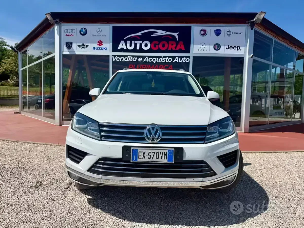 Usata VW Touareg Terrain Tech 262 CV (192 kW) 2015 Bianco SUV