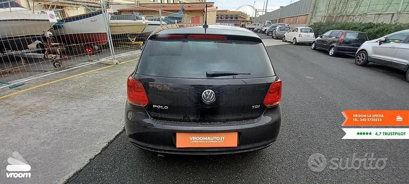 Usata VW Polo Highline 90 CV (66 kW) 2014 Nero Berlina
