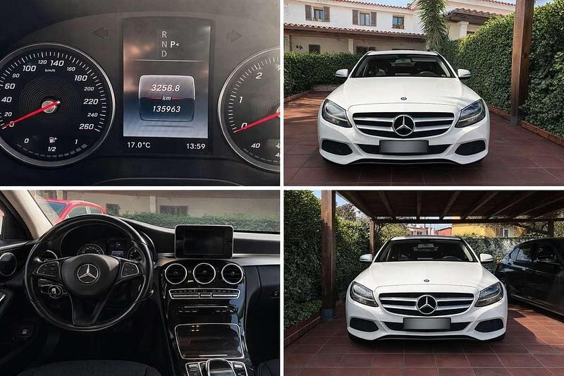 Usata Mercedes C180 Premium Plus 116 CV (85 kW) 2016 Bianco Station wagon