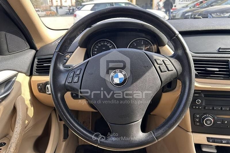 Usata BMW X1 Efficient Dynamics 116 CV (85 kW) 2014 Nero SUV