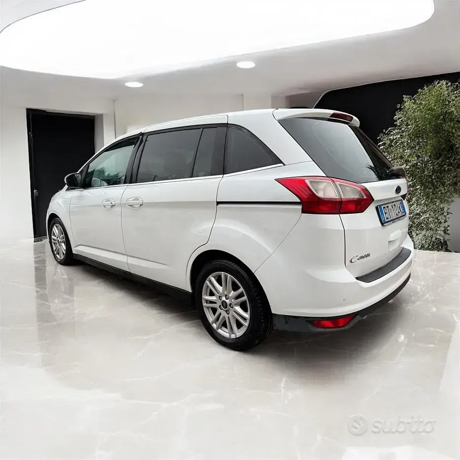 Usata Ford C-MAX Titanium 163 CV (119 kW) 2013 Bianco Monovolume